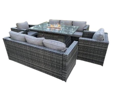 Yorkshire Rattan Garden Furniture Set | 8 Seater