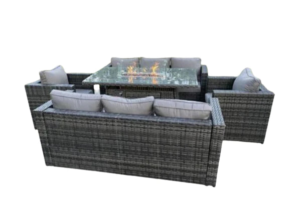 Yorkshire Rattan Garden Furniture Set | 8 Seater