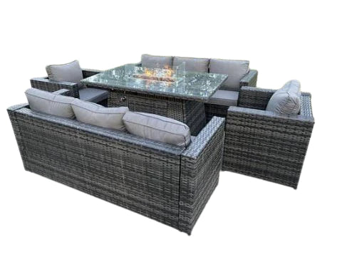 Yorkshire Rattan Garden Furniture Set | 8 Seater