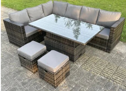 Bournemouth 8-Seat Rattan Garden Furniture