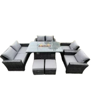 Midlands Rattan Outdoor Sofa Set | 8-Seater Garden Furniture