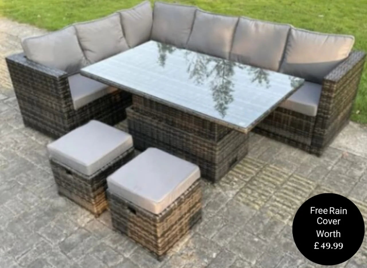 Bournemouth 8-Seat Rattan Garden Furniture