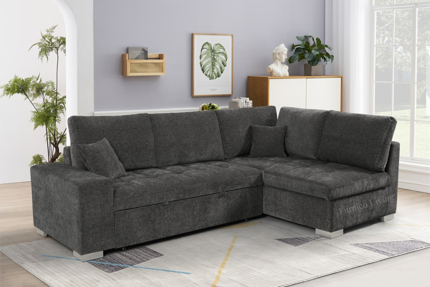 Soho Corner Sofa Bed and Storage